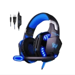 KOTION EACH G2000: Headset Gaming Estéreo con Potente Bajo, Drivers de 50mm, Iluminación LED y Micrófono con Cancelación de Ruido para PC