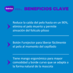 FURminator Deslanador para Perros Grandes de Pelo Largo: Herramienta de Aseo Profesional para Reducir la Caída del Pelo - Imagen 5