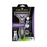 FURminator Undercoat deShedding Tool para Gatos Grandes de Pelo Corto (Talla M/L): Reduce el Desprendimiento de Pelo hasta en un 99%