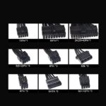 Fuente de Poder JULONGFENGBAO 850W ATX | PC Gamer Alto Consumo | Tarjetas Gráficas Potentes - Imagen 6