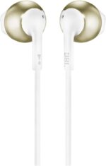 Audífonos In-Ear con Cable JBL Tune 205: Sonido JBL Pure Bass - Micrófono Integrado - Cable Plano Libre de Enredos - Color Negro - Imagen 2