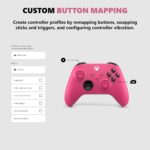 Control Inalámbrico Xbox Series X|S, Xbox One y PC: Edición Especial Deep Pink (Rosa Oscuro) - Diseño Ergonómico y Conectividad Bluetooth - Imagen 4