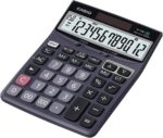 Calculadora de Escritorio Profesional Casio DJ-120D Plus: 12 Dígitos - Función de Revisión de 300 Pasos - Cálculo de Impuestos y Margen de Beneficio - Pantalla Extra Grande