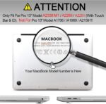 Funda MAITTAO MacBook Pro 15 | Carcasa Rígida Diseño Mármol | Protector Teclado | Kit 3 en 1 - Imagen 2