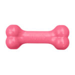 KONG Puppy Goodie Bone: Hueso de Caucho Suave para Cachorros - Juguete Rellenable para Dentición - Color Rosa - Imagen 3