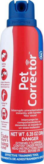 Pet Corrector Spray 6.35 oz (200 ml): Spray de Aire Comprimido para Interrumpir Malas Conductas, Detiene Ladridos, Saltos y Robos de Comida, Seguro y Sin Químicos - Imagen 4