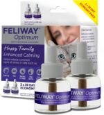 Feliway Optimum Recarga (Dúo Pack - 2 x 48ml): El Mejor Complejo de Feromonas para Gatos, 60 Días de Calma Avanzada contra Estrés y Conflictos