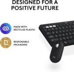 Logitech Pebble 2 Combo: Kit de Teclado Inalámbrico K380s y Mouse M350s - Bluetooth Multidispositivo - Diseño Slim y Minimalista - Silencioso - Color Graphite (Negro) - Imagen 3