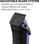 Kit de Afeitadora Andis Easy Clip®: Máquina para Corte de Cabello Recargable (Con o Sin Cable), Cuchilla de Acero Inoxidable Autoafilable, 12 Piezas para Uso Doméstico - Imagen 3