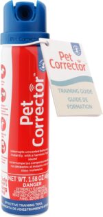 Pet Corrector Spray 1.58 oz (50 ml): Tamaño de Bolsillo para Paseos, Corrector de Conducta para Perros y Gatos, Detiene Ladridos y Saltos de Forma Segura