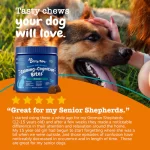 Zesty Paws Senior Advanced Calming Cognition Bites para Perros Mayores: Suplemento Relajante y de Apoyo Cognitivo, Ayuda con el Estrés y la Memoria, Sabor Pollo - Imagen 5