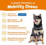 Zesty Paws Mobility Chews para Perros: Suplemento para Articulaciones y Cadera con Glucosamina, Condroitina y OptiMSM®, Sabor Pato (90 Bocaditos) - Imagen 6