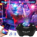 Proyector de Luces Galaxia Aurora Boreal con Luna y Estrellas: Lámpara de Noche LED de Alta Definición - Control Remoto - Altavoz Bluetooth Hi-Fi - Temporizador Inteligente - Decoración Premium para Hogar y Eventos - Imagen 5