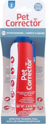 Pet Corrector Spray 6.35 oz (200 ml): Spray de Aire Comprimido para Interrumpir Malas Conductas, Detiene Ladridos, Saltos y Robos de Comida, Seguro y Sin Químicos