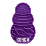 KONG Licks Kitty: Juguete Dispensador para Gatos, Almohadilla de Lamer Flexible para Reducir la Ansiedad, Fomenta la Alimentación Lenta y el Enriquecimiento Mental - Imagen 3