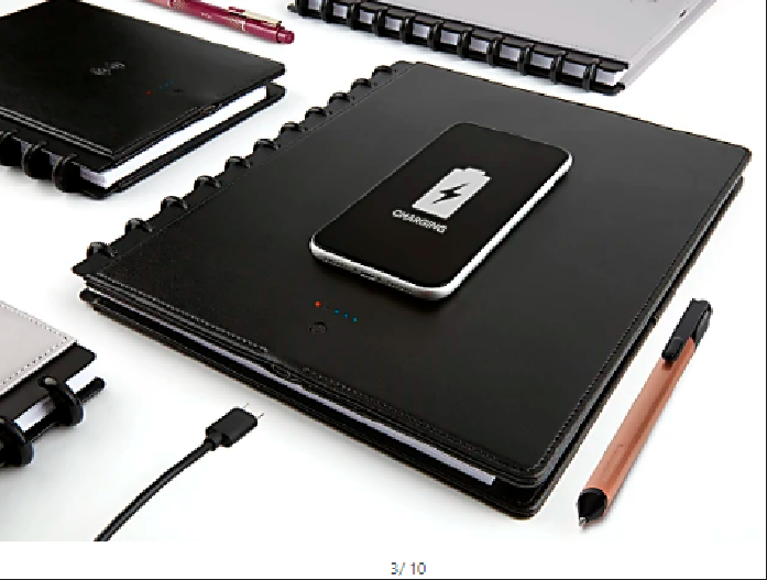 Captura-TUL-3.png TUL® Cuaderno de carga inalámbrica/con cable, cubierta de cuero - Imagen 4