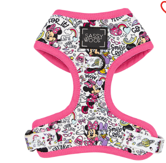 Arnés para perros Sassy Woof Disney Minnie Mouse y Daisy Duck