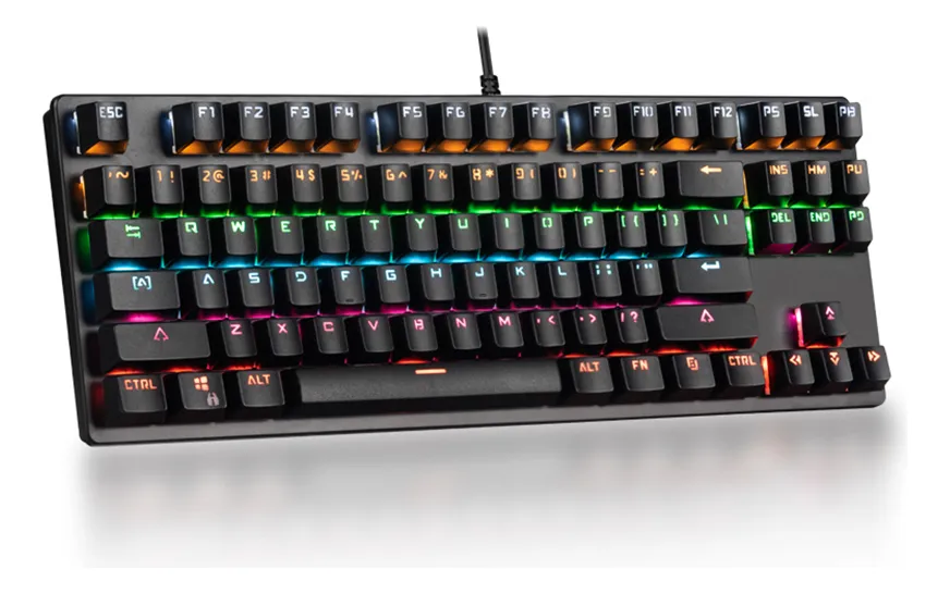 D_NQ_NP_2X_600205-CBT94693038211_102025-F Teclado Mecánico LEAVEN K550 TKL | 87 Teclas Gamer | RGB | Anti-Ghosting Completo - Imagen 1