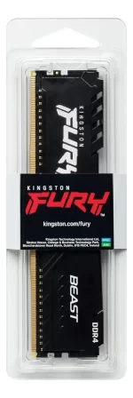 Memoria RAM Kingston FURY Beast 8GB DDR4 3200MHz | Módulo Único | Gaming Económico