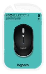 Logitech M535: Mouse Bluetooth Compacto Inalámbrico, Diseño Ergonómico Portátil, Conexión Multi-Dispositivo y Batería de Larga Duración