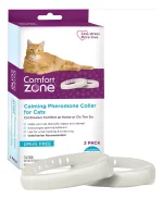 Collar de Feromonas Calmantes para Gatos (Pack de 2): Reduce la Ansiedad, Maullidos Excesivos y Marcaje, Protección Continua por 60 Días