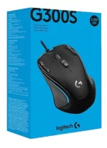 Logitech G300s: Mouse Gamer con Cable USB, 9 Botones Programables, Diseño Ambidiestro y Memoria Integrada (Hasta 2500 DPI)
