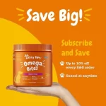 Zesty Paws Omega Bites (Sabor a Pollo): Suplemento de Salud para la Piel y el Pelaje en 90 Bocaditos, Con Aceite de Pescado (EPA, DHA), Vitamina C y ALASKOMEGA® - Imagen 2