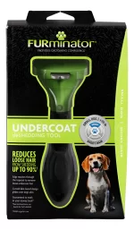 FURminator Undercoat deShedding Tool para Perros Pequeños de Pelo Corto (Talla S): Cepillo Deslanador Profesional, Reduce la Caída del Pelo hasta en un 99%
