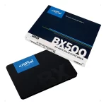 Crucial BX500 500GB: Disco Sólido Interno SSD SATA 2.5 Pulgadas, Velocidad de Lectura 550 MB/s, Ideal para Actualizar PC y Portátiles