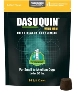 Nutramax Dasuquin® con MSM Soft Chews: Suplemento Articular Avanzado para Perros Pequeños y Medianos (Menos de 60 lb), 84 Masticables Blandos