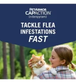PetArmor CAPACTION (Nitenpyram): Tratamiento Oral de Acción Rápida contra Pulgas para Gatos (Comprimidos), Elimina Pulgas Adultas en 6 Horas, Dosis Única - Imagen 4