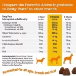 Zesty Paws Omega Bites (Sabor a Pollo): Suplemento de Salud para la Piel y el Pelaje en 90 Bocaditos, Con Aceite de Pescado (EPA, DHA), Vitamina C y ALASKOMEGA® - Imagen 3