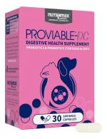 Proviable-DC Nutramax Suplemento Probiótico y Prebiótico para Perros y Gatos: Salud Digestiva y Equilibrio de la Flora Intestinal (30 Cápsulas)