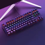 Teclado Mecánico LEAVEN K550 TKL | 87 Teclas Gamer | RGB | Anti-Ghosting Completo - Imagen 5