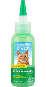 Gel Dental TropiClean Fresh Breath para Gatos (2 fl oz / 59 ml): Limpiador de Dientes Sin Cepillado, Elimina Placa y Sarro, Aliento Fresco Natural - Imagen 2