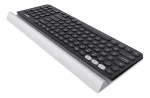 Logitech K780: Teclado Multidispositivo Inalámbrico para PC, Mac, Tablet y Smartphone, Teclas Silenciosas, Soporte Integrado y Triple Conexión Easy-Switch (Layout QWERTY US) - Imagen 4