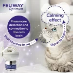 Feliway Optimum Recarga (Dúo Pack - 2 x 48ml): El Mejor Complejo de Feromonas para Gatos, 60 Días de Calma Avanzada contra Estrés y Conflictos - Imagen 4