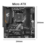 Placa Base Gigabyte B550M AORUS ELITE | Motherboard AM4 | PCIe 4.0 | AMD Ryzen Ready - Imagen 2
