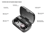 M10: Audífonos Inalámbricos TWS con Bluetooth 5.1, Pantalla LED de Batería, Estuche de Carga de Alta Capacidad (2000mAh) y Función Power Bank - Imagen 7