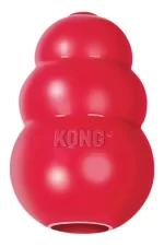 KONG Classic Juguete Interactivo y Rellenable para Perros (Talla L): Caucho Natural Rojo, Ideal para Razas Grandes, Masticación y Enriquecimiento - Imagen 3