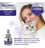 Feliway Optimum Recarga (Dúo Pack - 2 x 48ml): El Mejor Complejo de Feromonas para Gatos, 60 Días de Calma Avanzada contra Estrés y Conflictos - Imagen 3