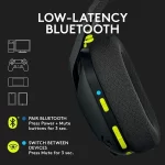 Logitech G435 LIGHTSPEED: Audífonos Inalámbricos Gaming Ultraligeros (165g) con Conectividad Dual (LIGHTSPEED y Bluetooth), Micrófonos Beamforming y 18 Horas de Batería - Imagen 8