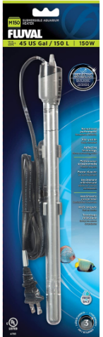 Calentador sumergible de vidrio para acuario Fluval M150
