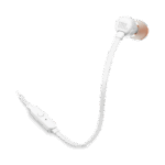 JBL Tune 110 Auriculares con Cable | Pure Bass Sound y Micrófono Manos Libres - Blanco - Imagen 3