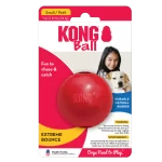 KONG Extreme Ball: Pelota de Caucho Ultra Resistente para Perros de Mordida Potente (Negra), Juguete Rellenable y de Gran Rebote