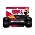 KONG Extreme Goodie Bone: Hueso de Caucho Negro Ultra Resistente para Perros - Juguete Rellenable para Masticadores Extremos - Imagen 2