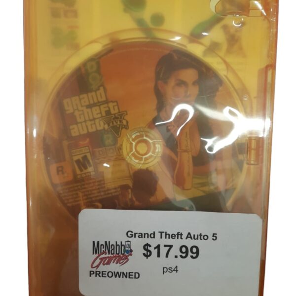JUEGO PS 4 GRAND THEFT AUTO 5