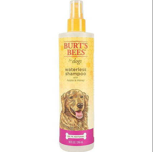 BURT'S BEES champú seco para mascotas sabor manzana y miel