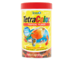 TETRA TETRA COLOR TROPICAL ESCAMAS DE COLOR NATURAL POTENCIADOR DE PECES DE ESCAMAS, 2.2 OZ