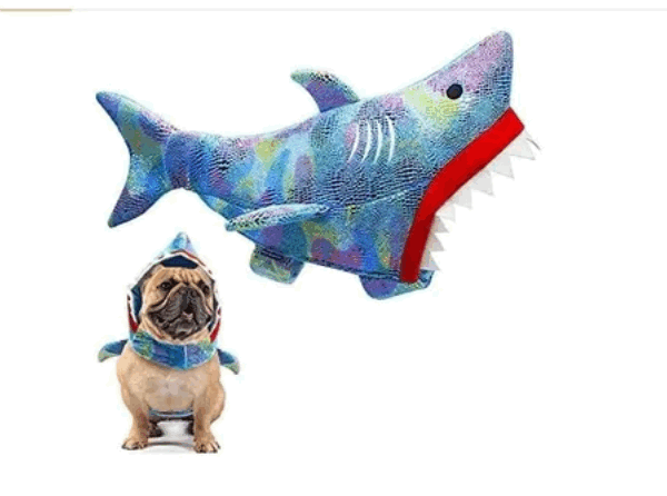 Disfraz De Tiburon Para Perro Talla M